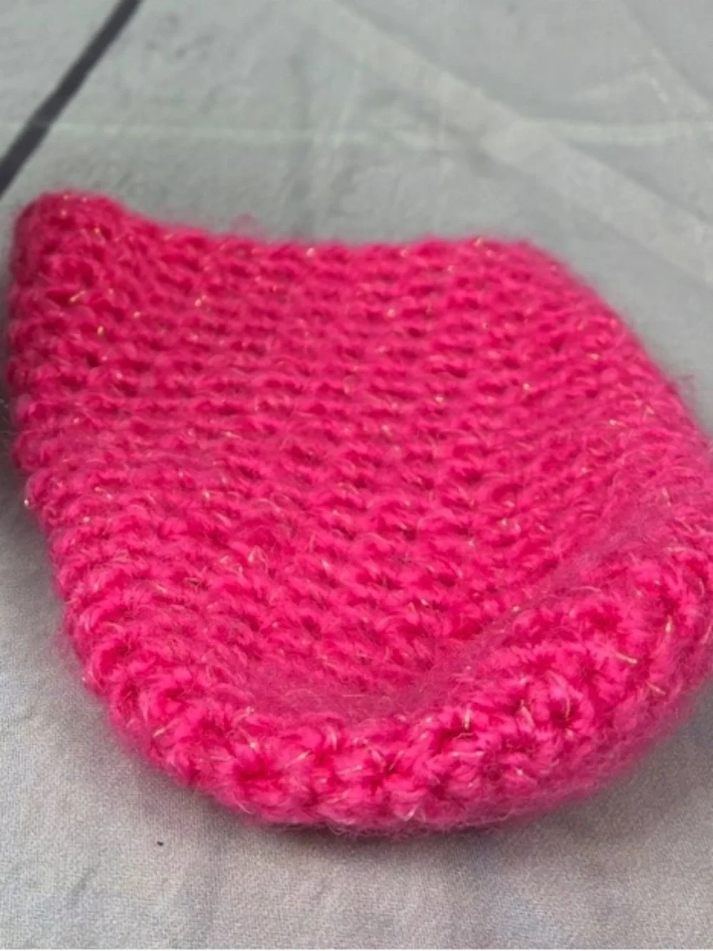 Handmade Hot Pink Crochet Can Cozy - Women Accessories